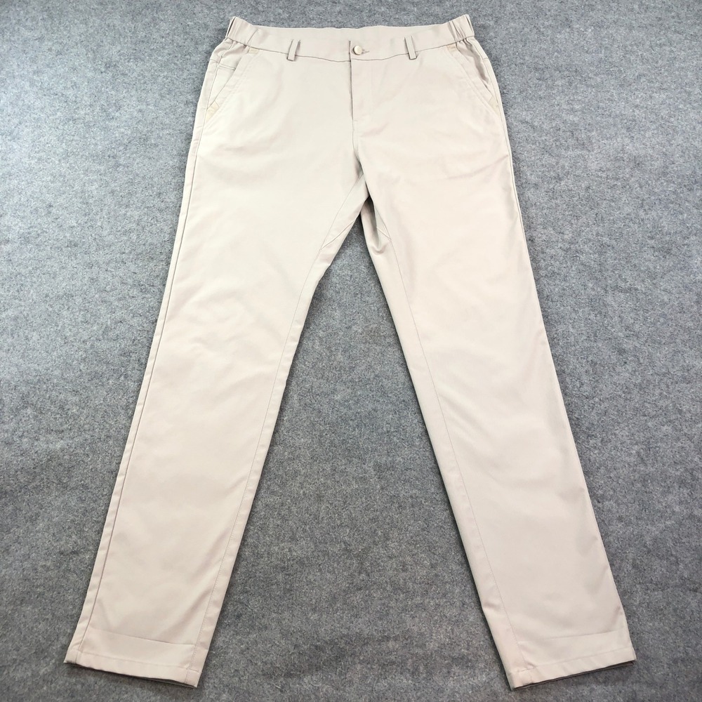 Jack Archer Mens Chino Pants 34x34 (fits 34x33) Straight Leg Gray Regular Fit